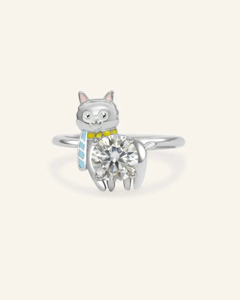 Baby Alpaca Ring Silver