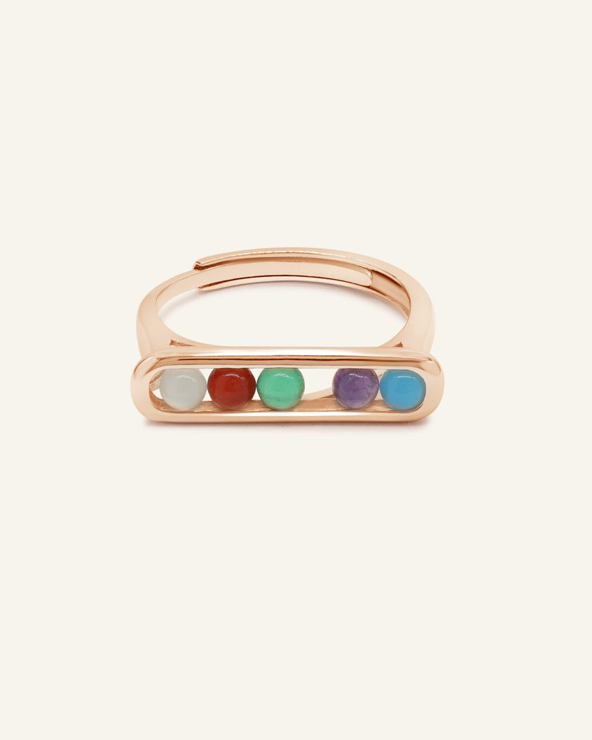 Candy Bar Ring Rose Gold