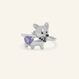 Corgi Ring – Tanzanite – Silver