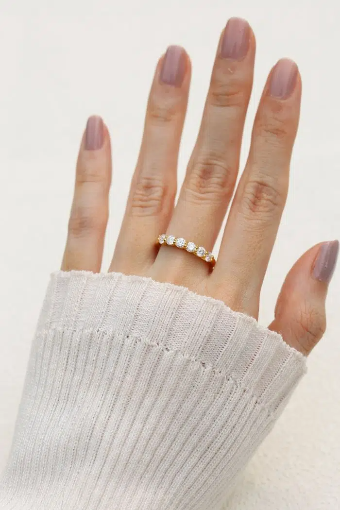 Entwine Eternity Band White Model5