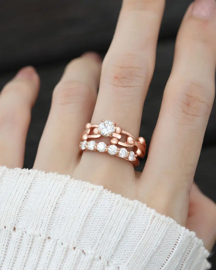 Entwine Eternity Band White Model7