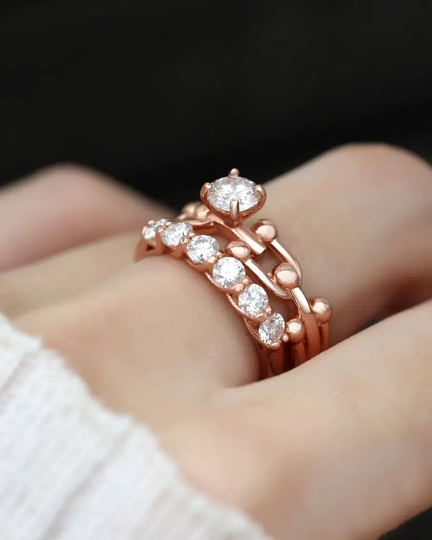 Entwine Eternity Band White Model8
