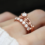 Entwine Eternity Band White Model8