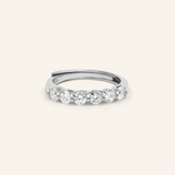 Entwine Eternity Band by ElateWhite Silver scaled