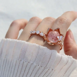 Eternal Bloom Ring Sakura Pink Model3