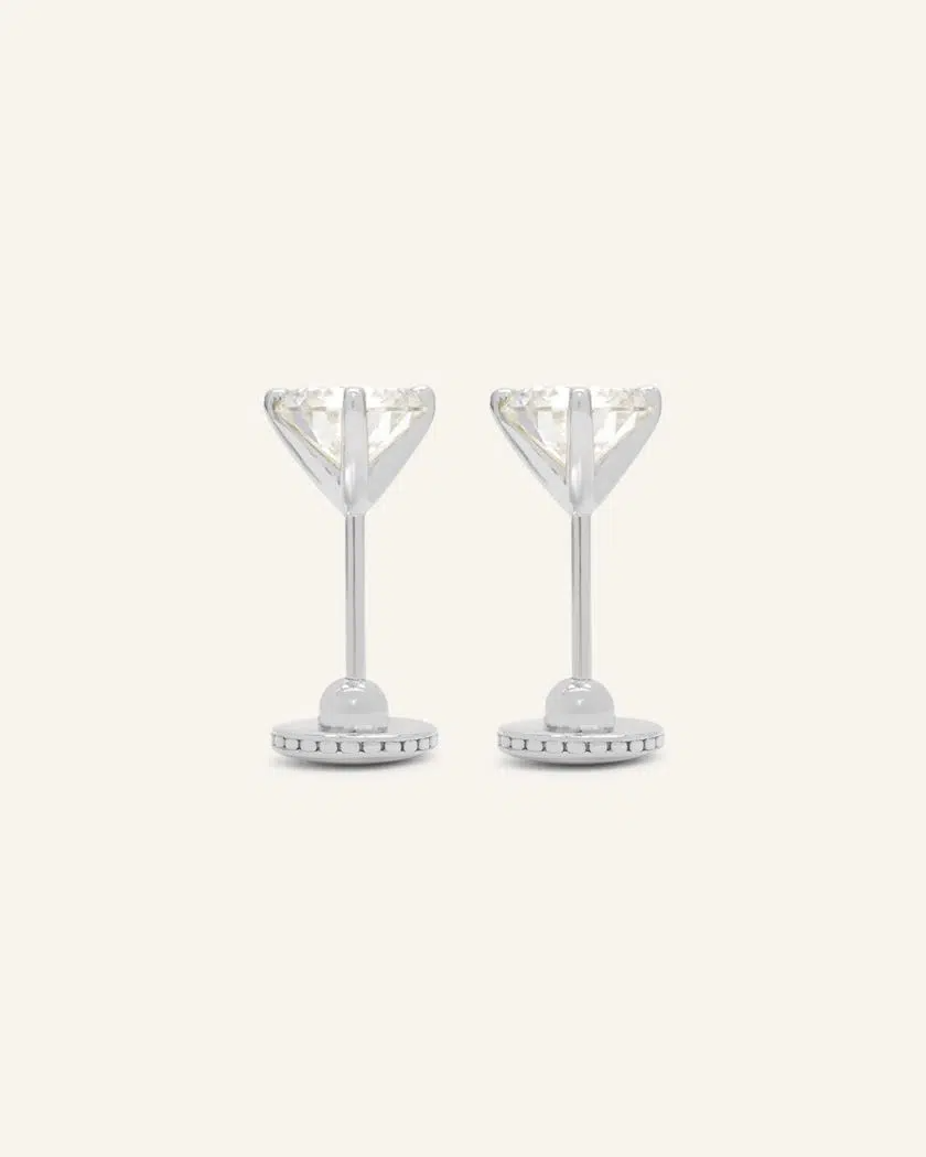 Martini Screwback Studs by Elate