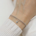 Petite Layering Bracelet – Spinel – Model