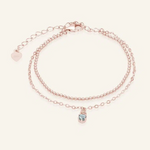 Petite Layering Bracelet Spinel – Rose Gold