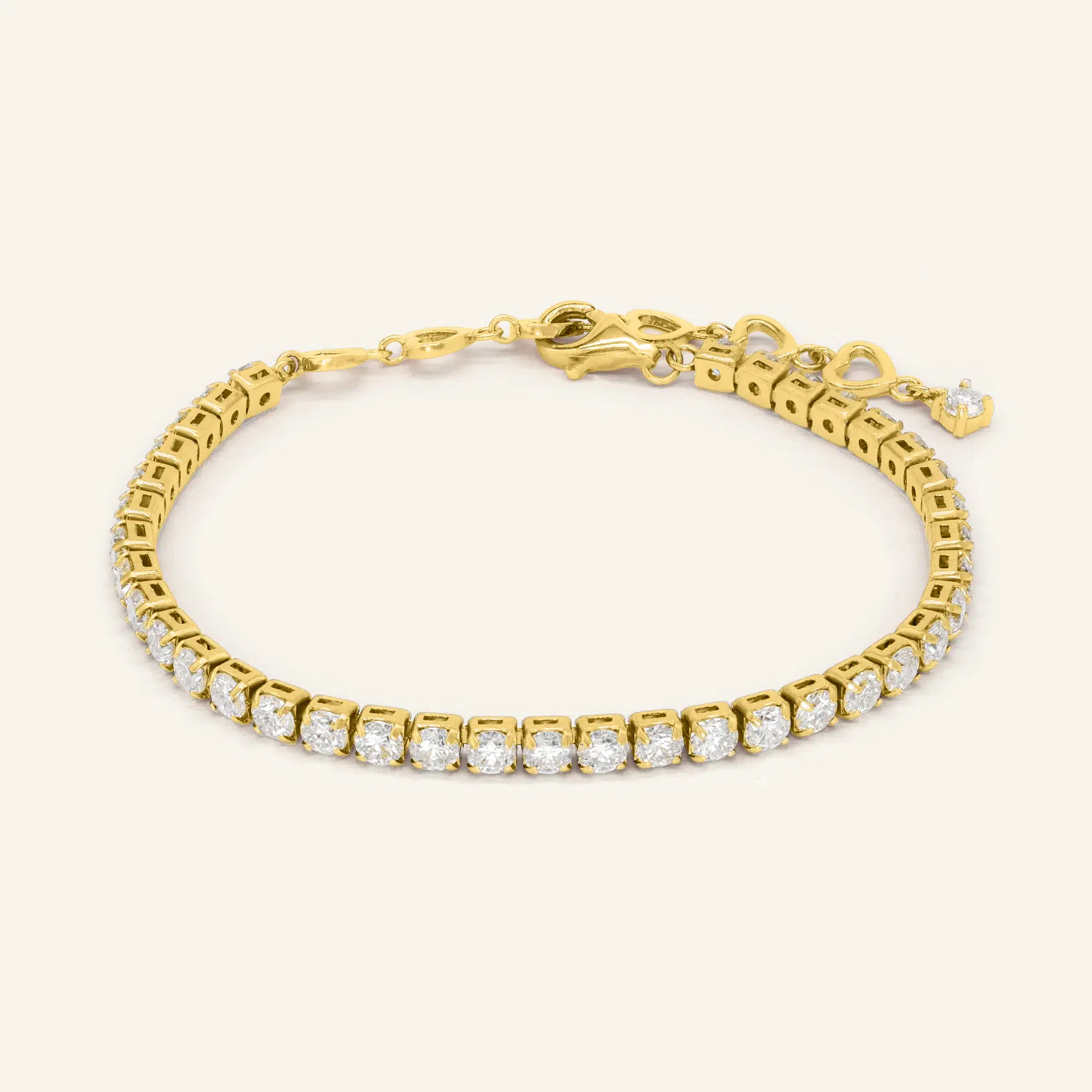 Tennis Bracelet by Elate Yellow Gold Vermeil