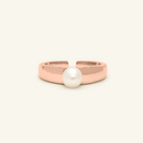Thick Pearl Band Rose Gold