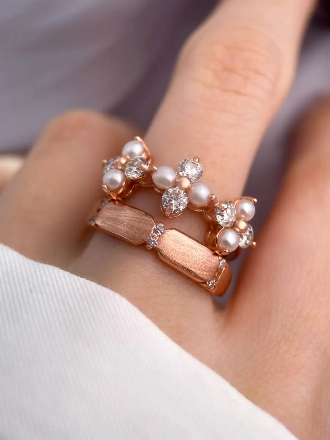Trinity Clover Ring Model