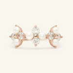 Trinity Clover Ring Rose Gold