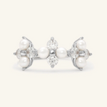Trinity Clover Ring Silver