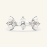 Trinity Clover Ring Silver