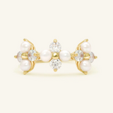 Trinity Clover Ring Yellow Gold